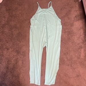 Women's Aqua Jumpsuit